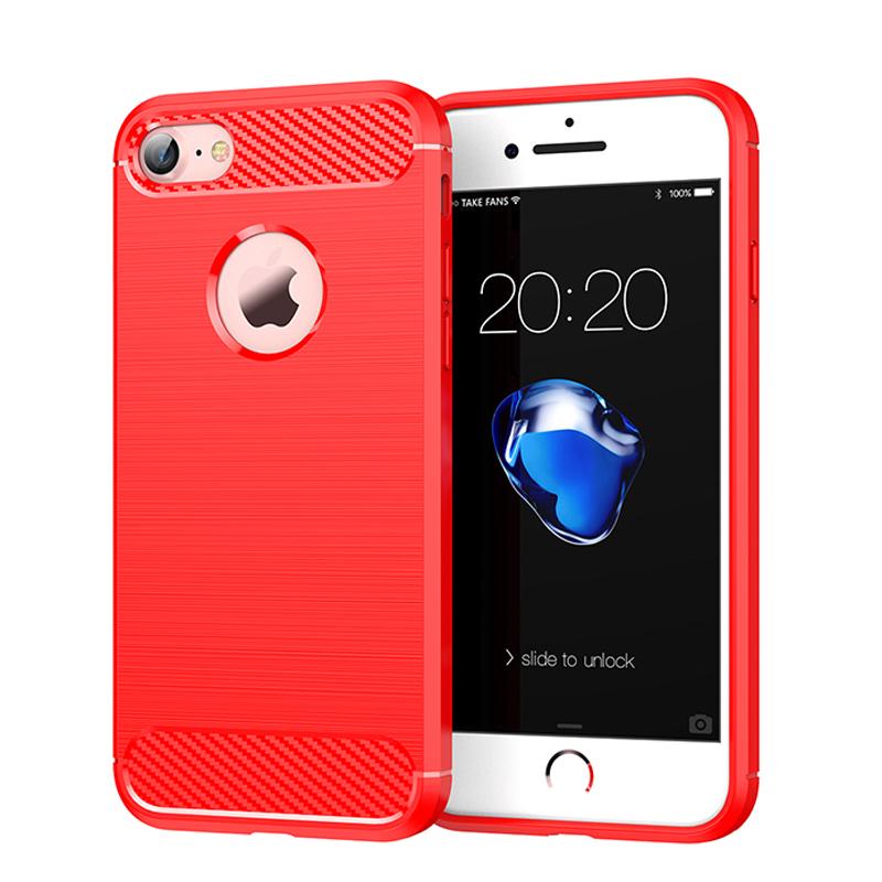 Husă pentru iPhone 7 Husă pentru iPhone 7 Husă de protecție antișoc originală TPU de lux din silicon periat din cauciuc pentru iPhone 7