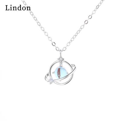 Lindon Women Necklace Pendant Copper Alloy Zircon For Women Wedding Party Fashion Gift