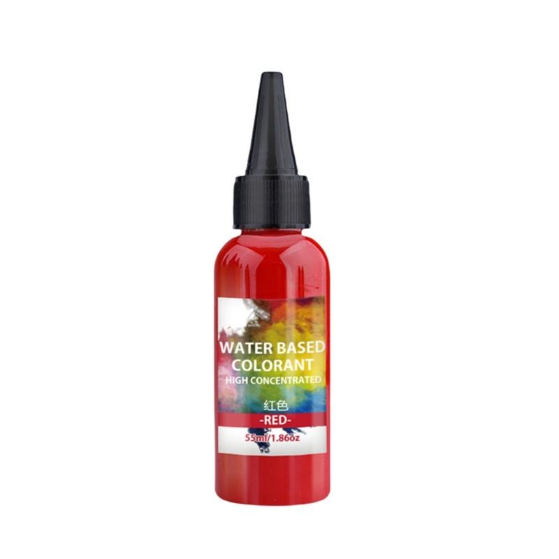 55ml Water Soluble Resin Dye for Craft Safe Colorant for Plaster Cement Vibranting Long Time Use Pigment