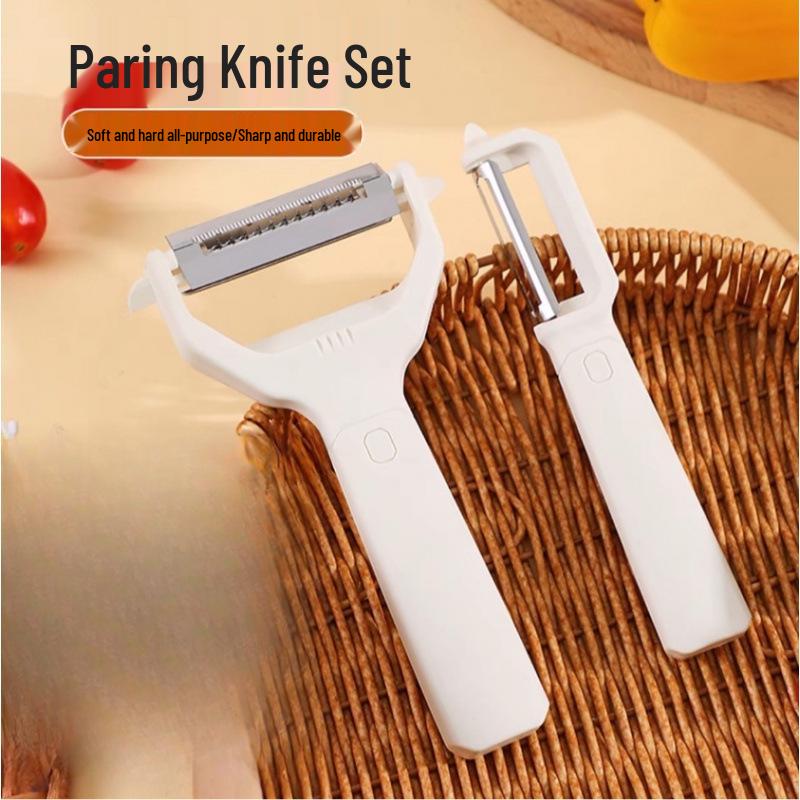 

2-in-1 Multi-Purpose Peeler and Grater Knife for Fruits and Vegetables