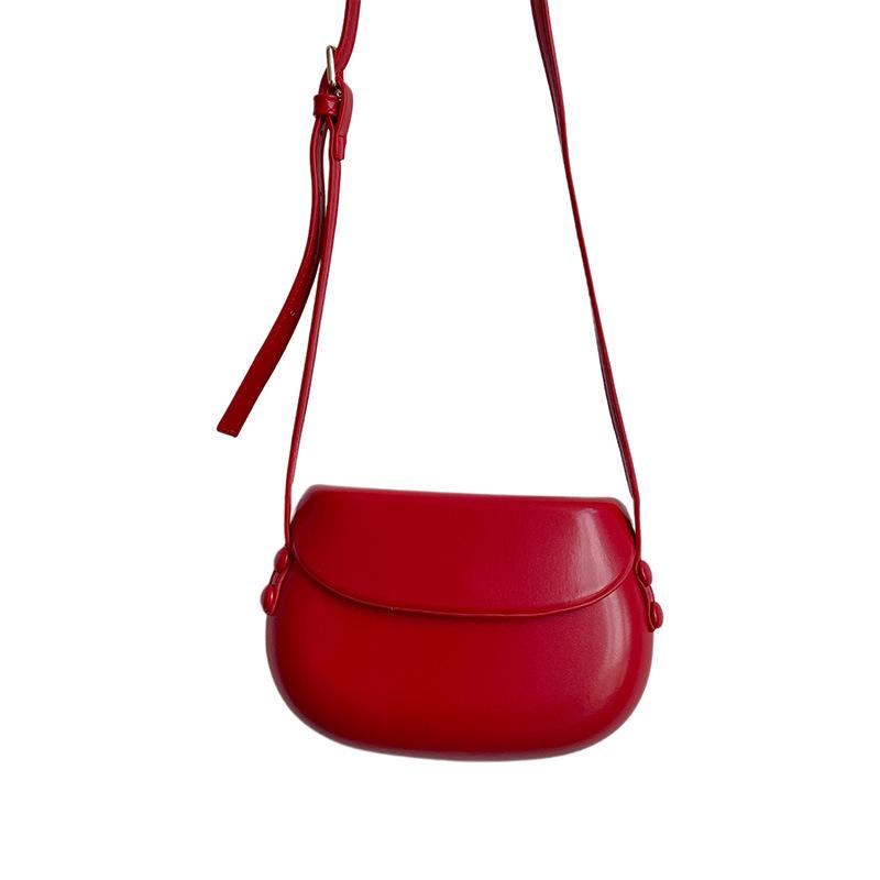 Koreanische Version Nischendesign Mini Handy Tasche Süß Klein Frisch Bonbonfarbe Ein-Schulter Umhängetasche Satteltasche für Frauen