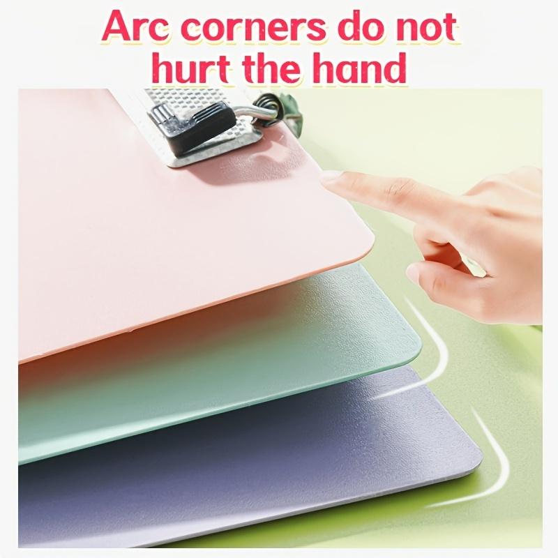 Simples A4 A5 A6 Bill Clipboard Bloco de notas Clip Board Folha solta Caderno Arquivo Grampos de escrita Suporte de papel Material escolar de escritório