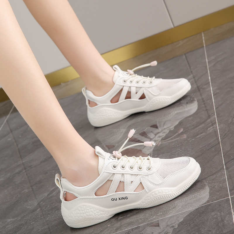 Fashion Tennis Sole Plataform Woman's Travel Shoes Woven Spring Summer Sneakers Sport And Fitness Out Special Use Tenids Novelties