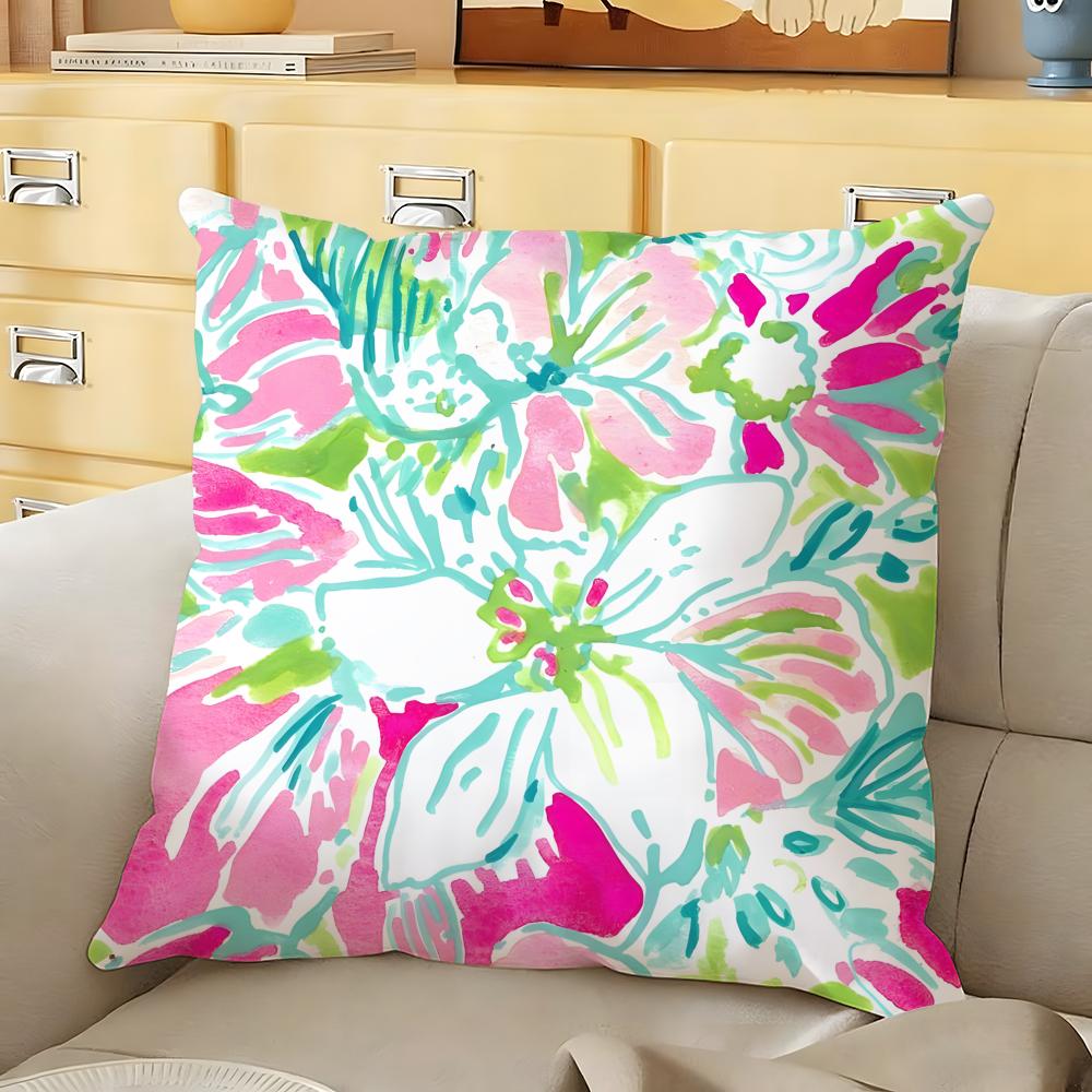 

LLilly Decor PPulitzer Cushion Cover Soft Durable Reversible Pillow Cover Home Car MultiScene Daily Comfort Pillowcase 30X30cm