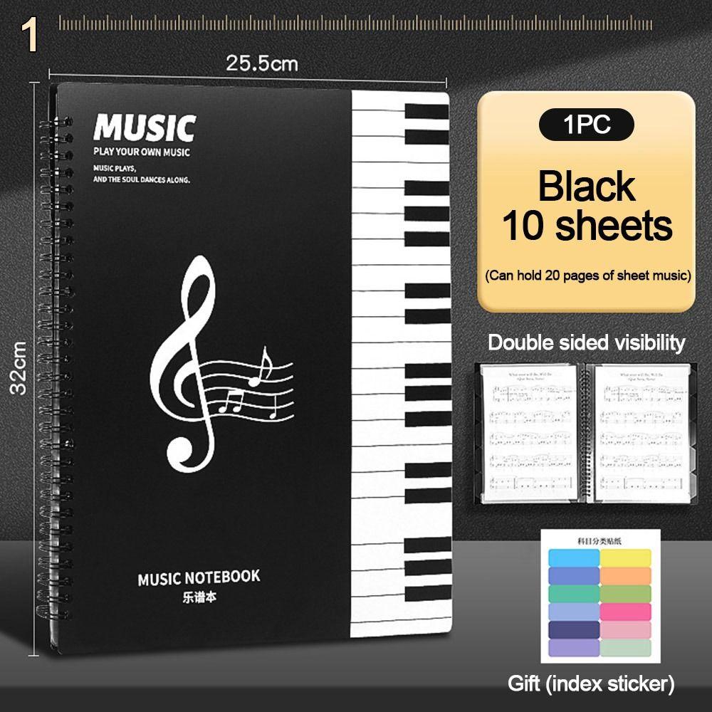 New Waterproof Sheet Music Folder Can Be Modified Multi-function Sheet Music Holder Non-reflective Piano Replay Folder Musician