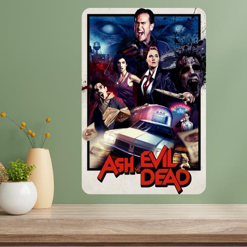 Ash vs Evil Dead TV Show Metal Poster Sign 20x30cm(7.8x11.8inch)