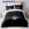 One Piece Logo Pattern Bedding Quilt Set Quilt Cover Pillowcase Home Birthday Gift(1 * Duvet Cover + 2 * Pillowcase, Without Core)