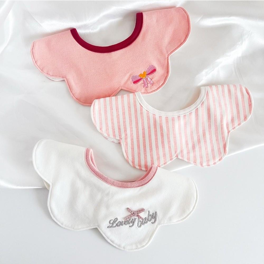 3pcs Set Breathable Drool Bibs Absorbent Bibs for Baby Girl Boy Baby Bib  Infant Daily Wear