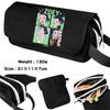 Cartoon Print Large Capacity Double Layer Portable Pencil Bag, Stationery Bag For Primary And Secondary School Students
