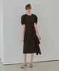 Etmont Pintuck String Dress, Black