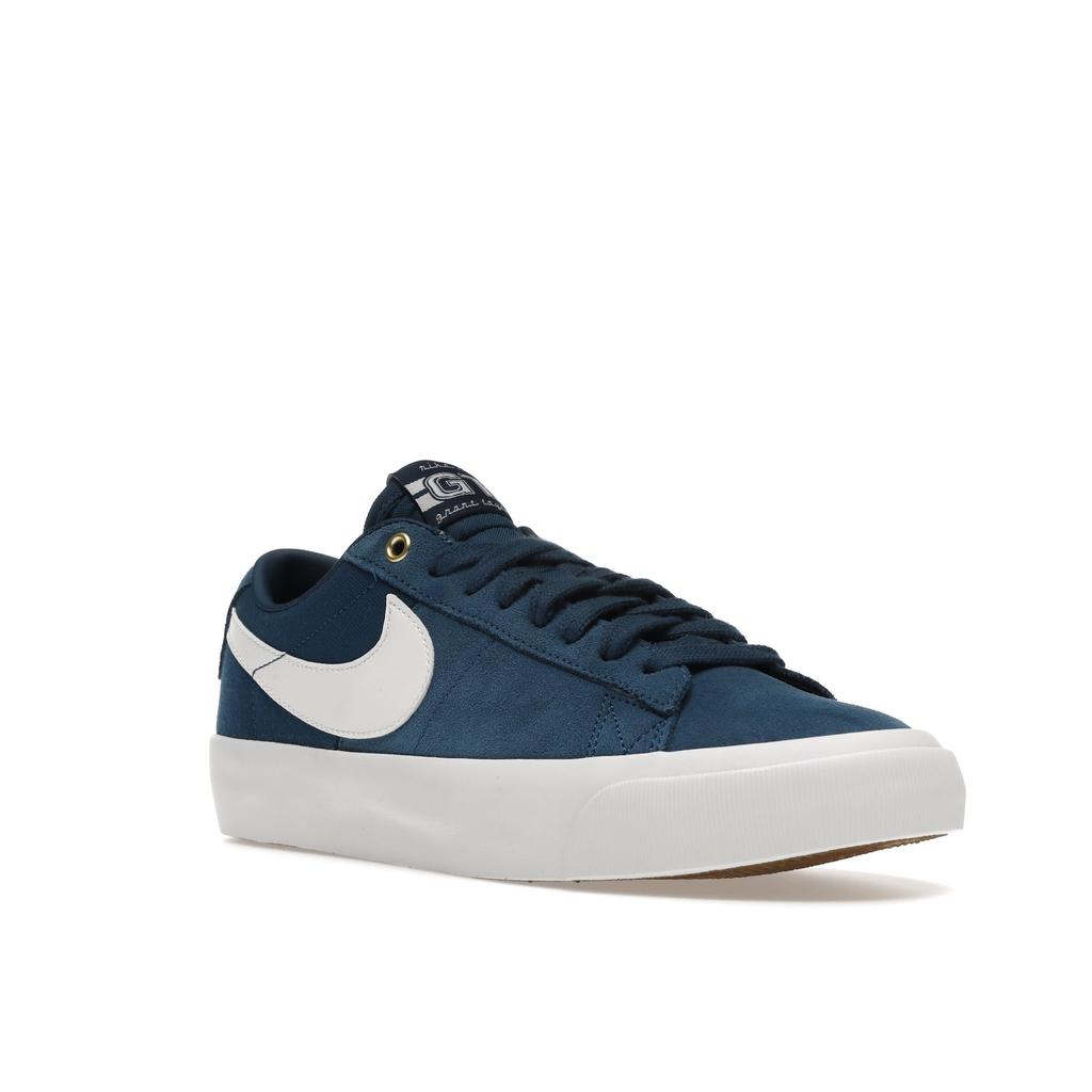 Nike Zoom Blazer Low Pro GT SB Court Blue Unisex Sneakers Gum-Light-Brown White DC7695-401