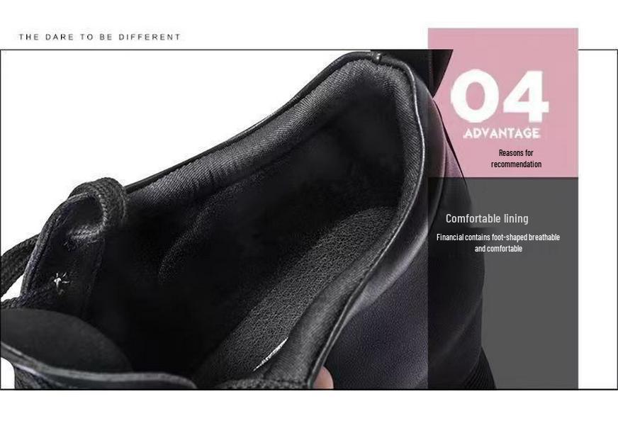 Women's 2025 Leather Hidden-Height Casual Non-Slip Soft Sole Shoes