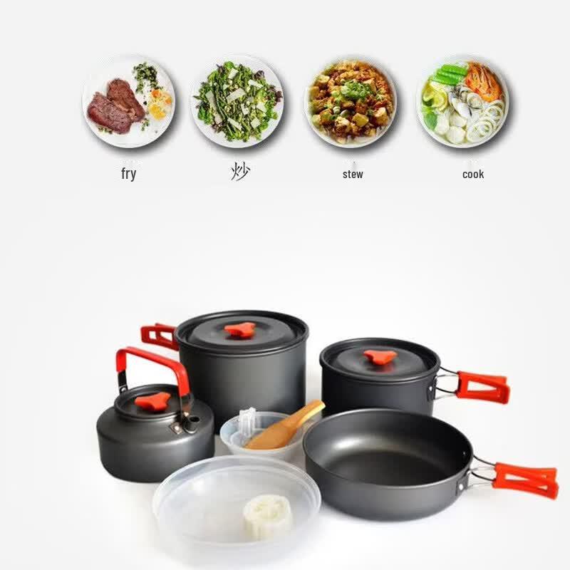 Gongziyu Portable Camping Cookware Set