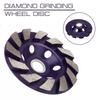 1ks 4" 100mm Diamantový brusný kotouč Disk Tvar misky Brusný hrnek Kámen Beton Žula Keramika Řezný kotouč Kus Elektrické nářadí