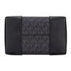 Michael Kors MK Mercer 18 Classic Monogram Drawstring Closure Canvas Bucket Bag Women Handbags Black 35F2GM9M1B-BLACK