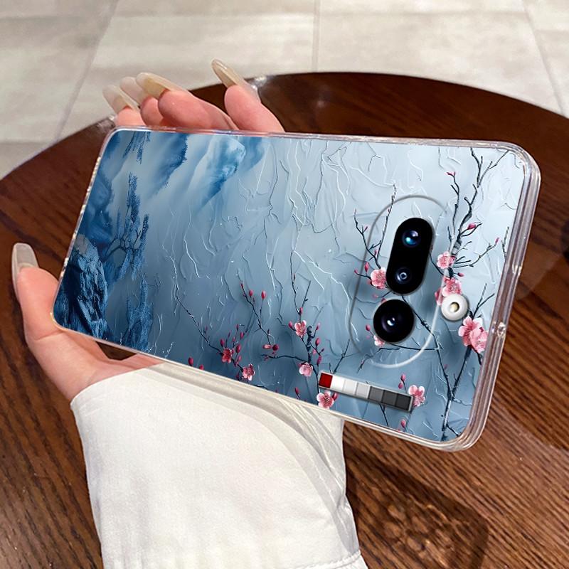 Jelly Casing For Nothing Phone 4A Capa Coque Clear Silicone Soft TPU Back Cover Cute Cat Rabbit Heart Protective Case Fundas
