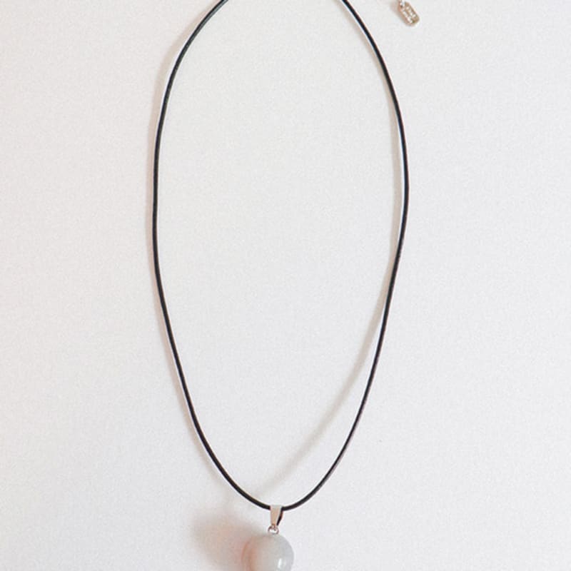 OudStudio Dewy Stone Necklace_Gray