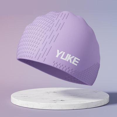Gorro de natación de silicona profesional MDNG para cabello largo