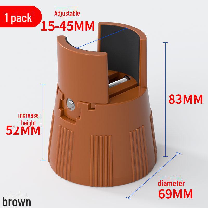 Adjustable Height-Enhancing Furniture Leg Pads for Coffee Tables, Sofas, Cabinets, and Stools