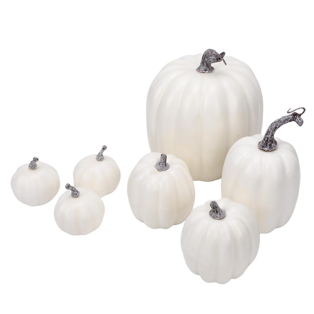 Foam Pumpkins Set Multifunctional Reusable Faux Foam Pumpkins Decoration for Indoor Outdoor