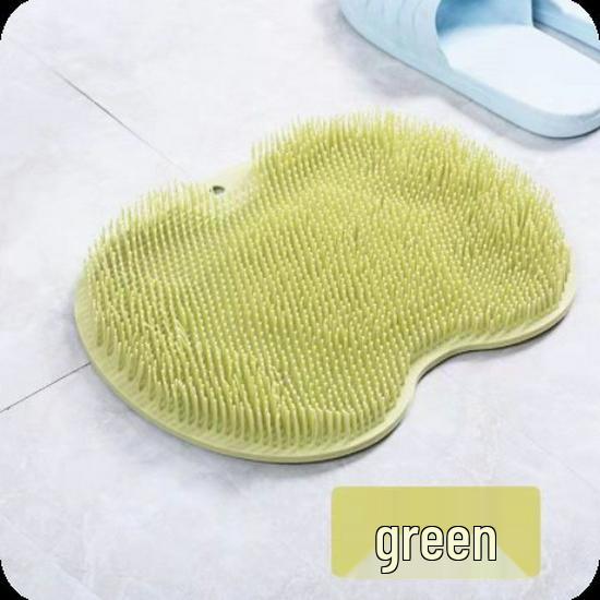 Faule Bad Fußmassage Matte: Fußwasch-, Reibe- und Rückenwaschbürste