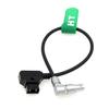 HangTon D-tap To L-shaped Power Cable for RED Komodo-X Epic Scarlet Dragon DSMC2 V-Raptor Cameras, Rotatable, Adjustable, 6-pin Female Connector, 20 I