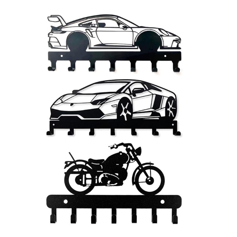 Metal Keychain Wall Hanger with Various Color Option Key Holder Small Key Organizers for personalizes Home Decoration