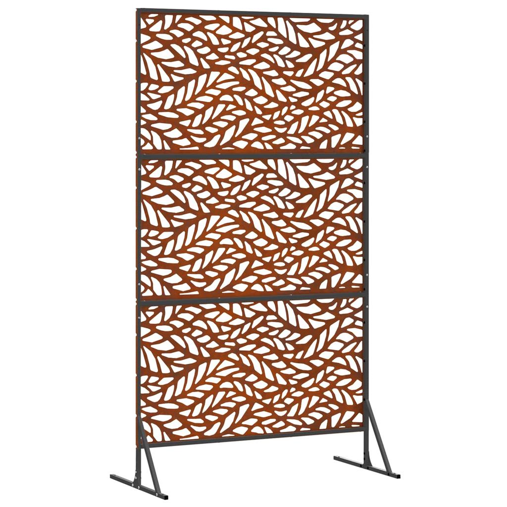 Privacy Screen Gray 100 X 50 X 180 Cm Weatherproof Steel
