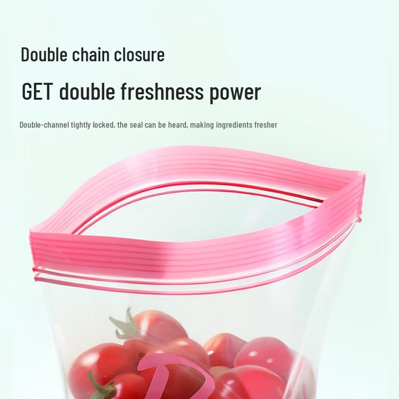 Yekee Antibacterial Double-Seal Food Storage Bags