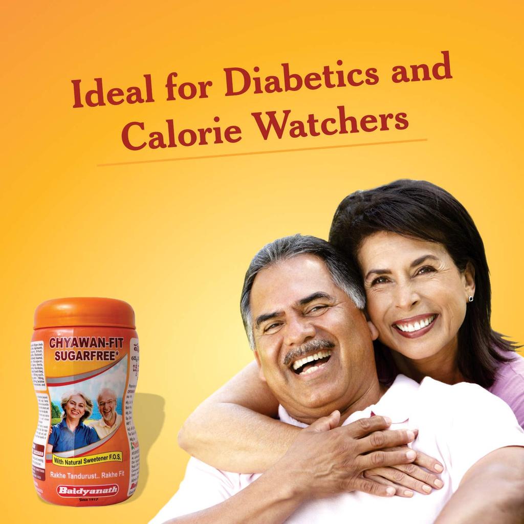 Baidyanath Asli Ayurved Chyawan-fit Sugarfree Chyawanprash 1 Kg Pack of 1 Boosts Energy Immunity
