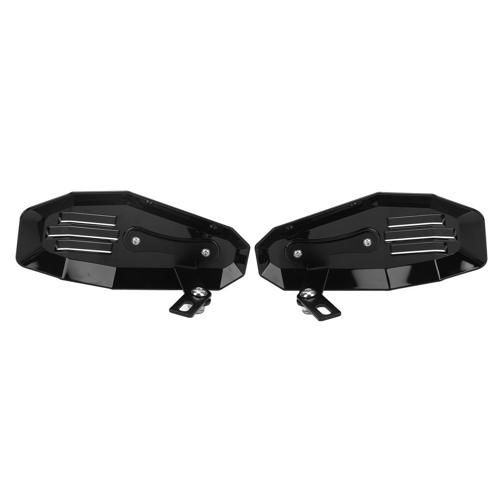 2PCS Motorcycle Hand Guard Protective Universal Polycarbonate Motorbike AccessoryBlack