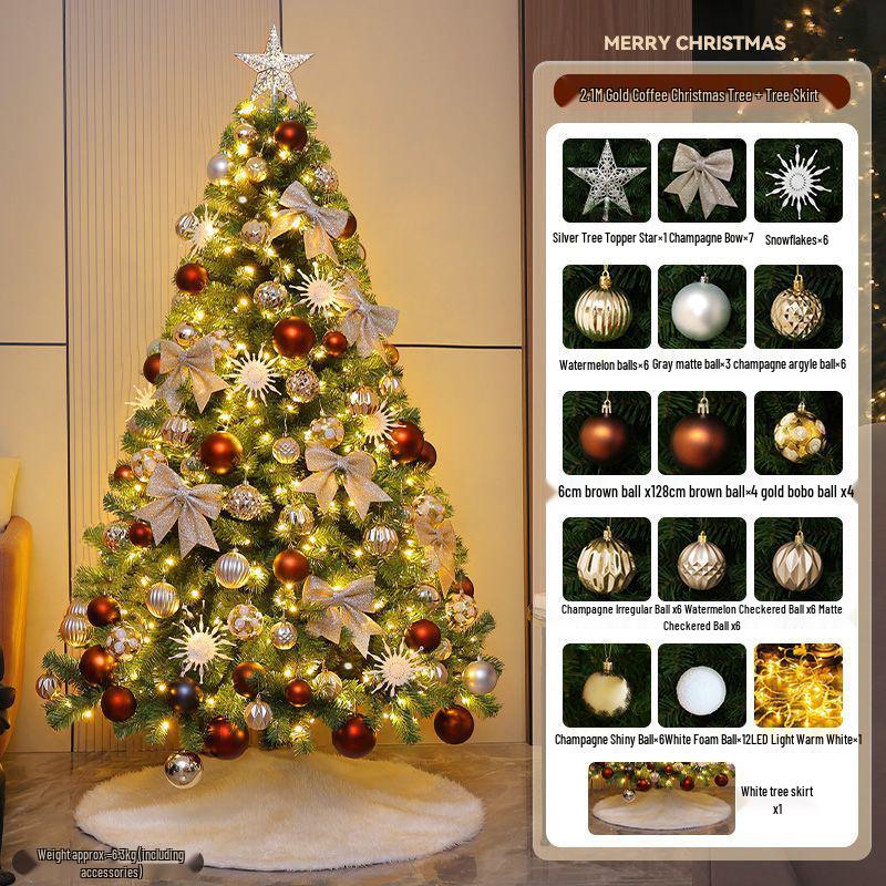 Large Christmas Ornaments Set for Living Room and Home Decoration