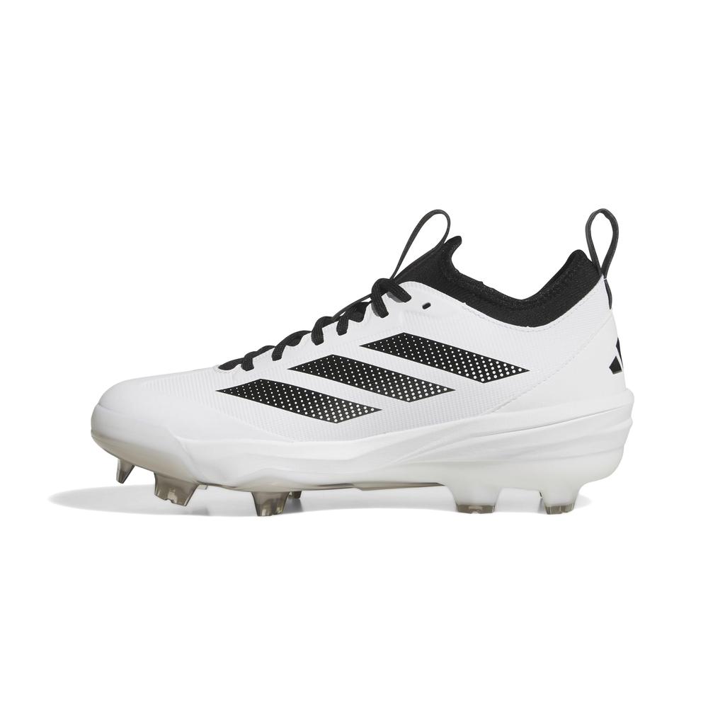 Adidas Adizero Impact TPU 2.0 Baseball Cleats, White/Core Black/Core Black (JH6738), Size 25.0 Cm