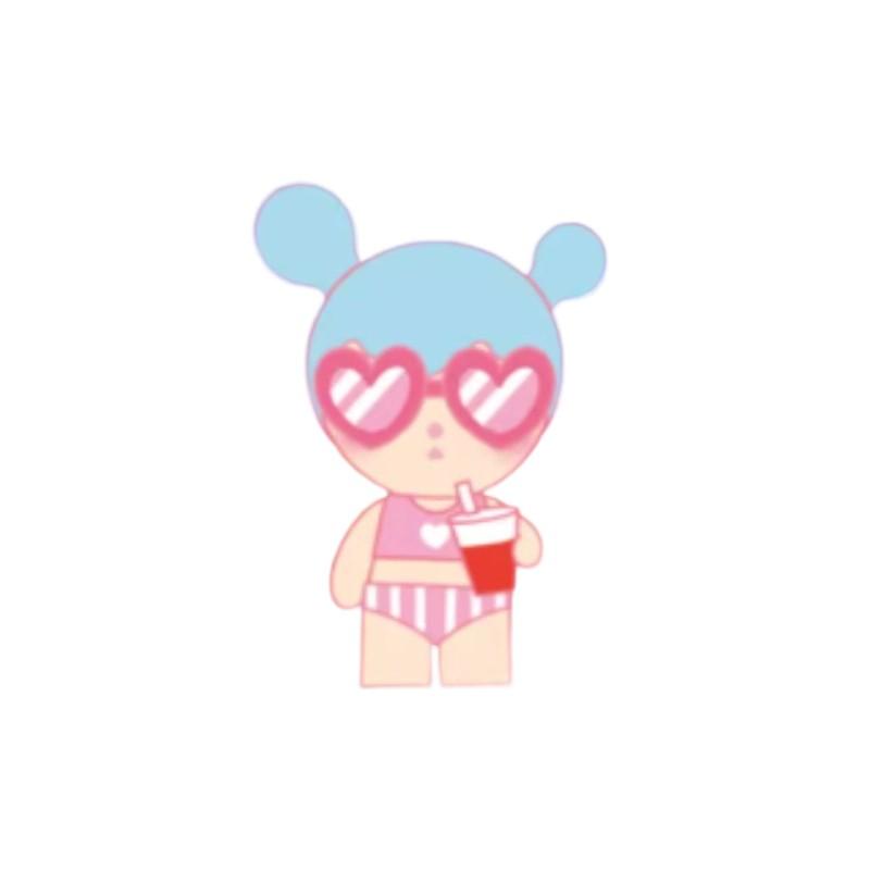 New POP MART Fake Holiday Party Collection Doll Figure Mystery Boxes Single Mystery Box/Full Box 12 Pcs PPMT-2406-0062