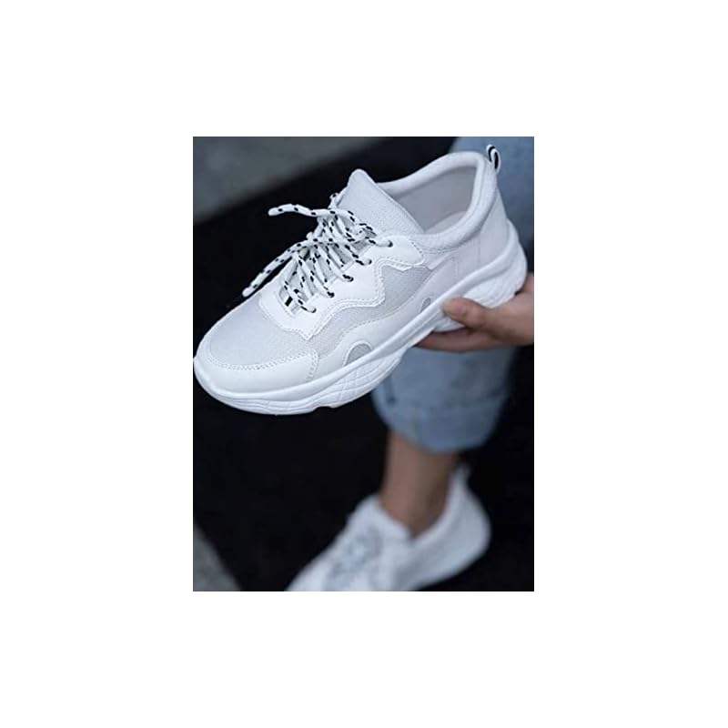 Shoetopia Girls Oscar White Casual Shoe - 7 Uk (Girls-Oscar-White) 7 UK белый