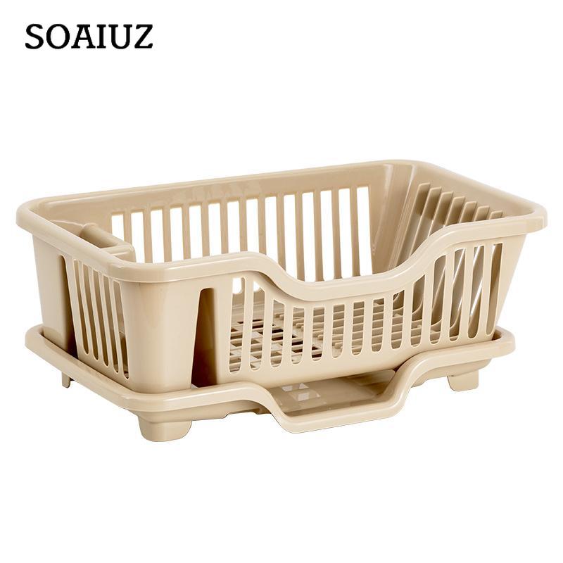 Abtropfgestell für Küchenutensilien, Abtropfgestell mit Abtropffläche, Arbeitsplatte, Geschirr-Organizer, Küchen-Aufbewahrungsregal für Werkzeuge