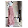 Narrow-fit Tie-dye Wide-leg Pants for Women, 2026 New Model, Ice Silk Cotton-linen Casual Summer Thin Tencel Linen Yamamoto Pants