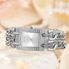 New Top Brand Luxury Women's Square Diamond Watches Alloy Clock Lady's Gold Strap Watch Fashion Quartz Wristwatch