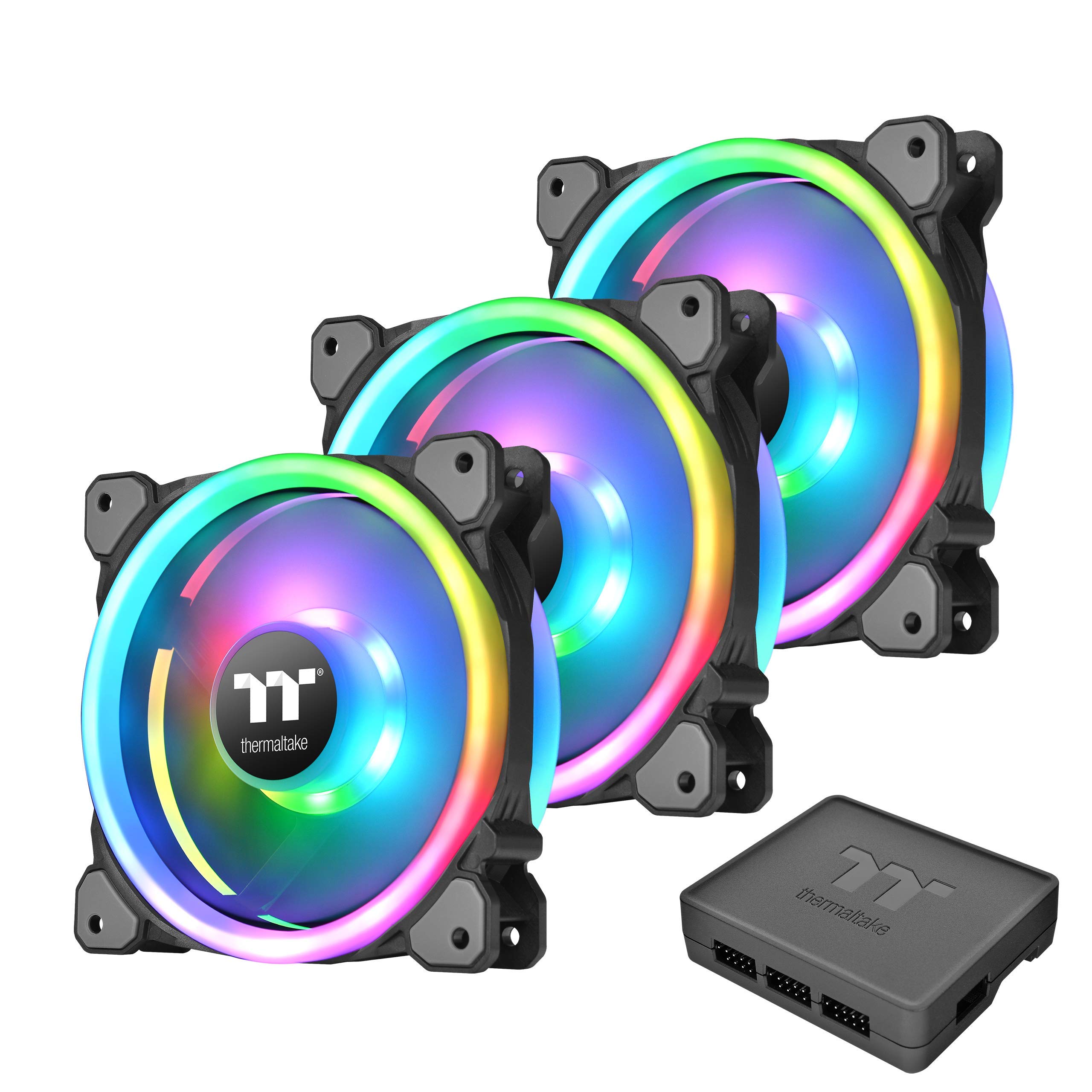 

Thermaltake Riing Trio PLUS 14 RGB Radiator Fan TT PE -3-Pack- PC Case Fan 14cm FN1287 CL-F077-PL14SW-A