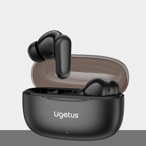 Ugetus Long-lasting Large Battery Noise-Cancelling Wireless Earbuds with 360° Surround Sound and Dual-Sided Stereo.
