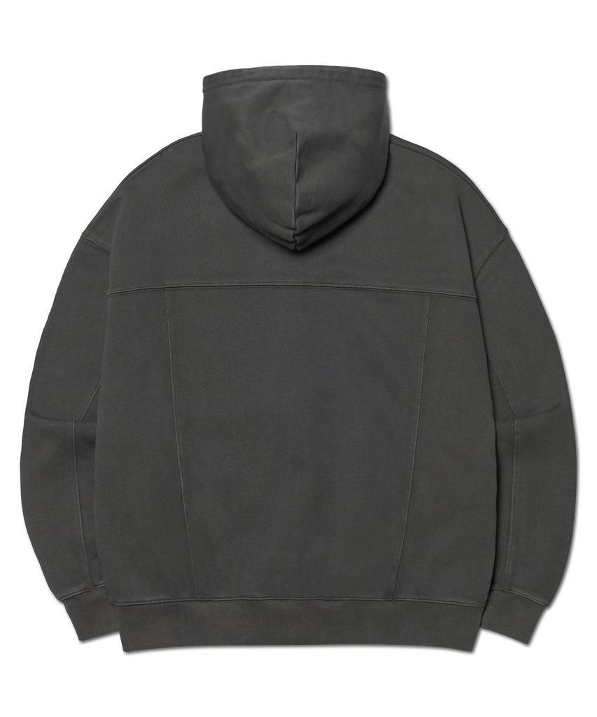 Nomanual G.L Hooded Zip-Up - Charcoal