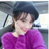 Korean Style Autumn & Winter Imitation Wool Beret Hat for Women