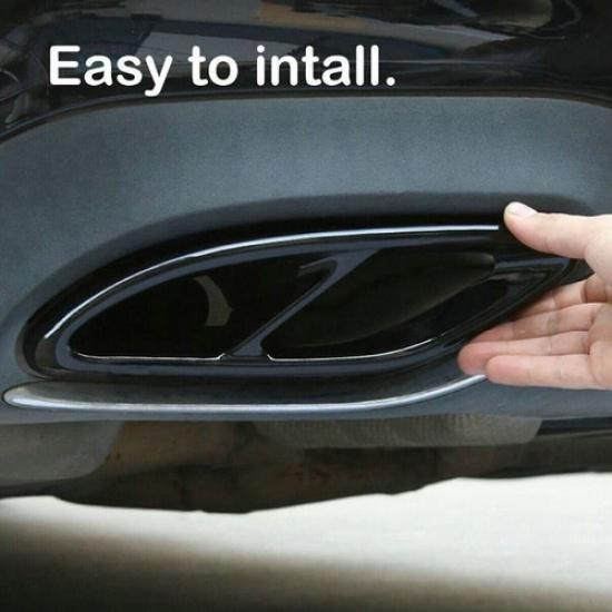 Car Rear Cylinder Exhaust Pipe Cover Trim For Honda Accord 2018- Accessories