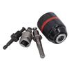 1/2"-20UNF Mount Keyless Drill Chuck 2-13mm Capacity 1/4" Hex, Multi-Function Drill Chuck Adapter 3/8" SDS-Plus