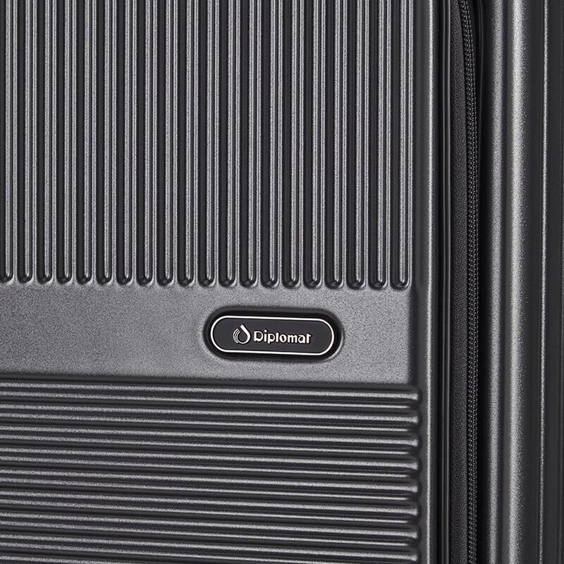 Diplomat HM-61192-1 Front-Opening Expandable Suitcase
