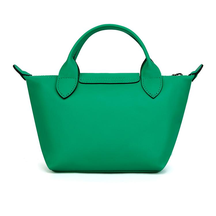 Longchamp Silver Hardware Leather Shoulder Crossbody Tote Bag Women bags Green 1500987249