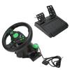 PC Racing Wheel Game Steering Wheel 180 Degree Car Racing Driving Wheel with Pedal for Racing Game