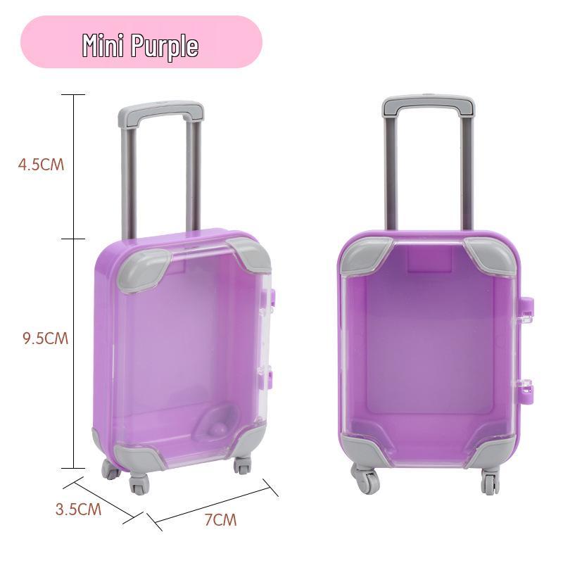 Miniature Transparent Toy Storage Box for Edible Cosmetics