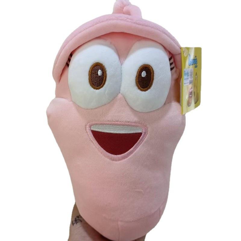 

Новая кукла-личинка, настоящая забавная кукла-жук, подушка, большая плюшевая игрушка-гусеница, кукла-жук 5In