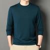 Men's High-Quality Imitation Wool Sweater: Autumn & Winter Warm Half-High Collar Base Layer